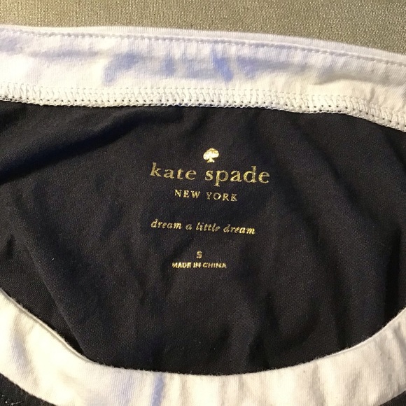 Kate Spade Sleep Shirt Eat Cake for Breakfast Sz S - Picture 4 of 5